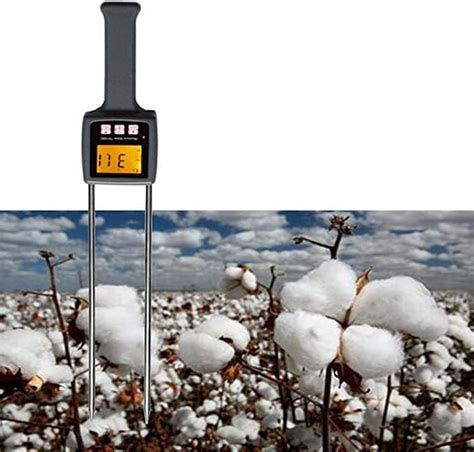 moisture meter for cotton|Cotton Moisture Meter Tester Detector Analyzer TK100C .